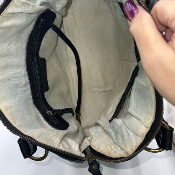 MICHAEL KORS Black Soft Genuine Pebble Leather Handbag with Dust Bag - Picture 12 of 15